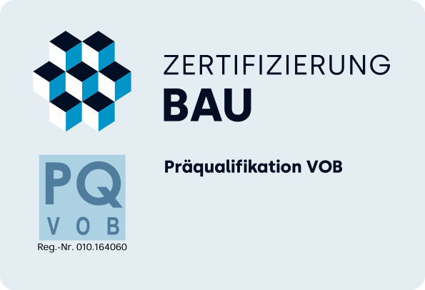 Zertifizierung BAU – Präqualifikation VOB